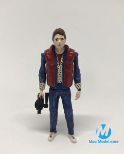 Figurine 1/24 Marty Macfly Retours Vers Le Futur 1 + Caméra